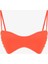 Praslin Minimal Kesim Kırmızı Bandeau Bikini Üstü 12