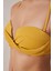 Amar U Twist Dokulu Sarı Bikini Üstü 8