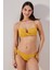 Amar U Twist Dokulu Sarı Bikini Üstü 10