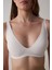 Ekru Fit Çıkarılabilir Kaplı Dikişsiz Balensiz Dekolte Sütyeni 8