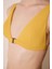 Amar Deep V Dokulu Çok Renkli Sarı Bikini Üstü 12