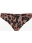 Clove Minimal Kesim Leopar Desenli Süper Brazılıan Bikini Altı 5
