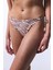 Gale Side Zebra Desenli Boncuklu Slip Bikini Altı 6