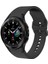 Galaxy Watch 4 44MM Krd-50 Uyumlu Kordon Ata - Siyah 1