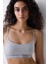 Removable Padded Bra Gri Üst 8