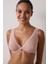Açık Gül Kurusu Pureness Çizgili Balenli Dolgusuz Sütyen 7