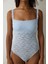 Açık Mavi Kare Yaka Balensiz Çıkarılabilir Kaplı Bodysuit 1