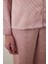 Gül Kurusu Emma Gömlek Yaka Uzun Kollu Saten Pijama Takımı 9