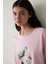 Autumn Çiçekli Bisiklet Yaka Uzun Kol Pijama Takımı 7