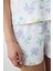 Love More Printed Çok Renkli Atlet Pijama Üstü 9