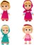Masha & Koca Ayı S3 Masha 12 cm Yeşil Elbiseli 5