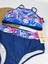Kadın Şık Etnik Desenli Crop Bikini Takımı 2