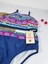 Kadın Crop Şık Etnik Desenli Bikini Takımı 3