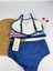 Kadın Crop Şık Etnik Desenli Bikini Takımı 4