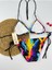 Batik Desenli Yandan ve Boyundan Bağlamalı Şık Kadın Bikini Takımı 4
