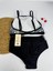 Kadın Şık Etnik Desenli Crop Bikini Takımı 4