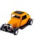 Die Cast 1:32 Retro Hot Rod Çek Bırak Araba Hardal 1