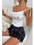 Love Kalp Baskılı Şortlu Pijama Takımı 1
