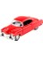 Die Cast 1:32 Retro Klasik Coupe Çek Bırak Araba Kırmızı 1