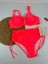 Fosforlu Pembe Büyük Beden Kadın Şık Bikini Takımı 1