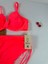 Fosforlu Pembe Büyük Beden Kadın Şık Bikini Takımı 3