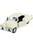 Die Cast 1:32 Retro Klasik Coupe Çek Bırak Araba Krem 1