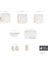 Square Bone Autumn 53 Parça 12 Kişilik Yemek Takımı Gold 2