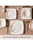 Square Bone Autumn 53 Parça 12 Kişilik Yemek Takımı Gold 4