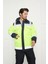 Reflektörlü Fleto Cepli Bondit Iş Kabanı Sarı Lacivert 4