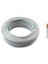 H50V-K 0.50-By ,beyaz 0.50MM² 1-Damar/çok Telli 1mt Nyaf Kablo 1