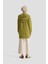 Boydan Fermuarlı Kapüşonlu Tunik-Olive 25YT409 5