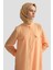 Yakaları Cepli Gizli Fermuarlı Tunik-Somon 25YT4138 3
