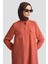 Yakaları Cepli Gizli Fermuarlı Tunik-Tarçın 25YT4138 3