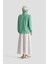 Boyun Kurdele Desenli Tunik-Mint 25YT303 5