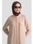 Yakaları Cepli Gizli Fermuarlı Tunik-Gül 25YT4138 2