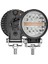 Off Road Çakarlı Drl Gündüz LED Yuvarlak Çalışma Lambası Traktör Tekne Tır Kamyon Atv Spot Sis Farı 2