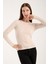 Kadın Ajurlu Triko Bluz – Geniş Yaka, Uzun Kollu, Rahat ve Dayanıklı 3014 1