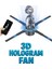 3D Hologram LED Fan 65CM, 176° Görüş Açısı Wifi ve App Kontrolü 3