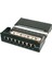 8 Port Cat 6 Patch Panel, Class E, Masaüstü Tip, Zırhlı, Siyah Renk 1