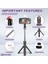 Live K8 LED Tripod Selfie Çubuğu 130 cm Işıklı Bluetooth Kumandalı 360° Döndürülebilir Başlık 3
