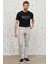 Erkek Taş Slim Fit Dar Kesim 5 Cep Armürlü Esnek Pantolon 2