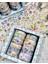 Masking Tape Yaldızlı Çiçek Desenli 12’li Mavi Kutu Washi Bant/washi Tape / Bullet Journal / Scrapbook 3
