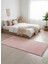 Post/peluş Yıkanabilir Kaymaz Taban Yumşacık Pembe Örgü Saçaklı Modern ve Şık Salon Oturma Odası Mutfak Çocuk Odası Koridor Antre Halısı 4