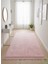 Post/peluş Yıkanabilir Kaymaz Taban Yumşacık Pembe Örgü Saçaklı Modern ve Şık Salon Oturma Odası Mutfak Çocuk Odası Koridor Antre Halısı 2