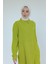 Gömlek Yaka Boydan Düğmeli Tunik- Fıstık 25YT448 5