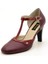 2017 Bordo Cilt Büyük Numara Kadın Ayakkabısı 4
