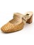 2405 Taba Büyük Numara Bayan Terlik Ayakkabı 4