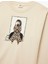 Şardonlu Uzun Kollu Bisiklet Yaka Pamuklu Baskılı Sweatshirt 3