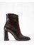 Jewel Kahve Cilt Kadın Topuklu Bot 6