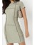 Ters Dikiş Detaylı Mini Elbise 3